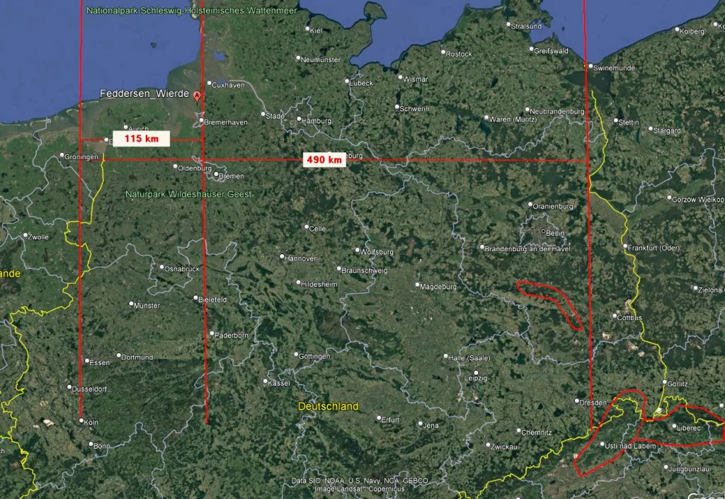 Bestimmung der Länge eines Ptolemäus Grades - Die Neuinterpretation der Germania Magna durch Sven Mildner