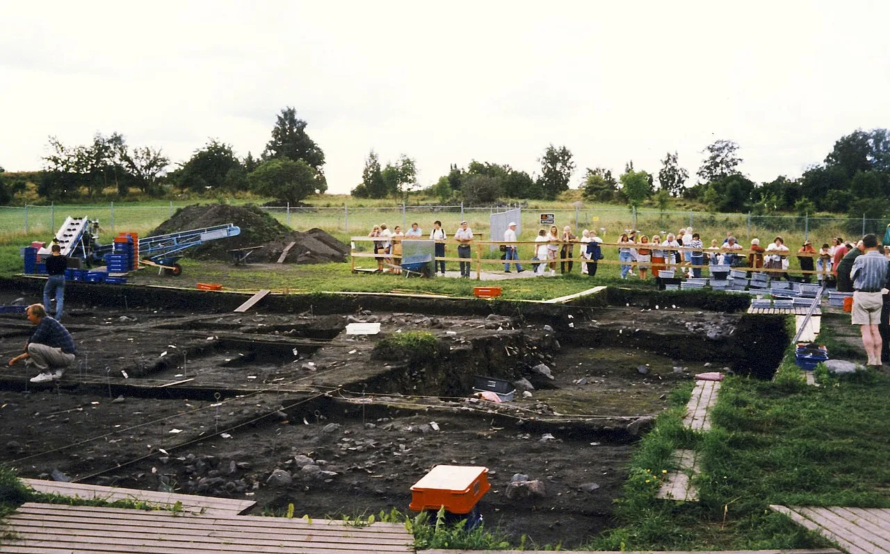 Excavations in “Black Earth” Birka, C.E. 1991, by Holger Ellgaard, File:Birka Svarta jorden 1991.jpg. (2025, February 1). Wikimedia Commons. Retrieved January 8, 2026, from https://commons.wikimedia.org/w/index.php?title=File:Birka_Svarta_jorden_1991.jpg&oldid=991302201.